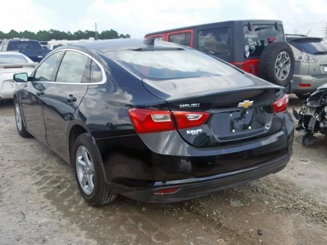 1G1ZB5ST0JF191447 - 2018 CHEVROLET MALIBU LS BLACK photo 3