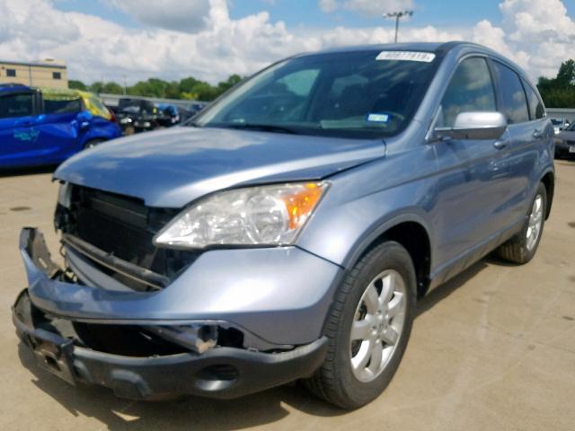 JHLRE38787C038860 - 2007 HONDA CR-V EXL BLUE photo 2