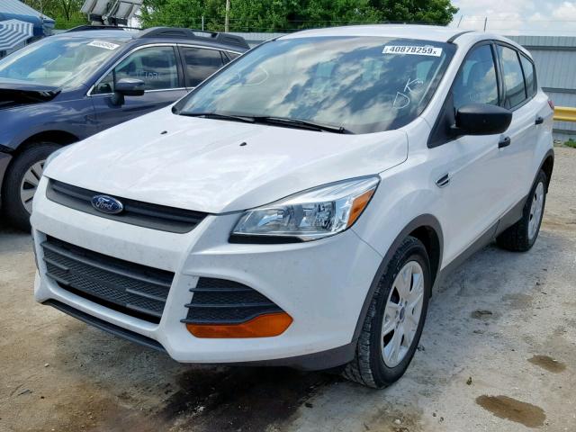 1FMCU0F76GUB23581 - 2016 FORD ESCAPE S WHITE photo 2