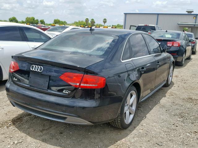 WAUKFAFL2CA094036 - 2012 AUDI A4 PRESTIG BLACK photo 4