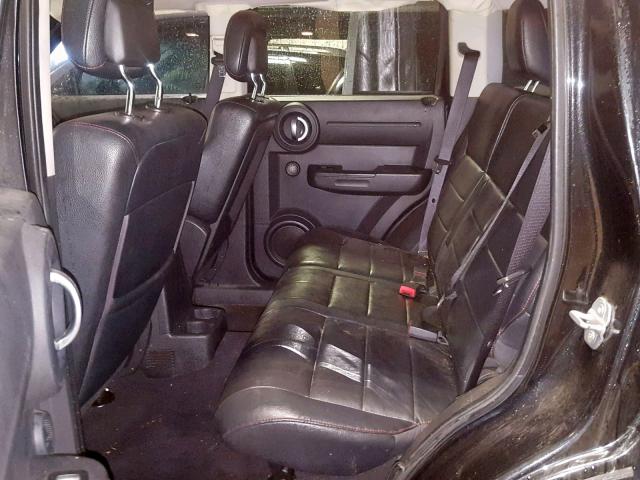 1D4PU4GXXBW607104 - 2011 DODGE NITRO HEAT BLACK photo 6