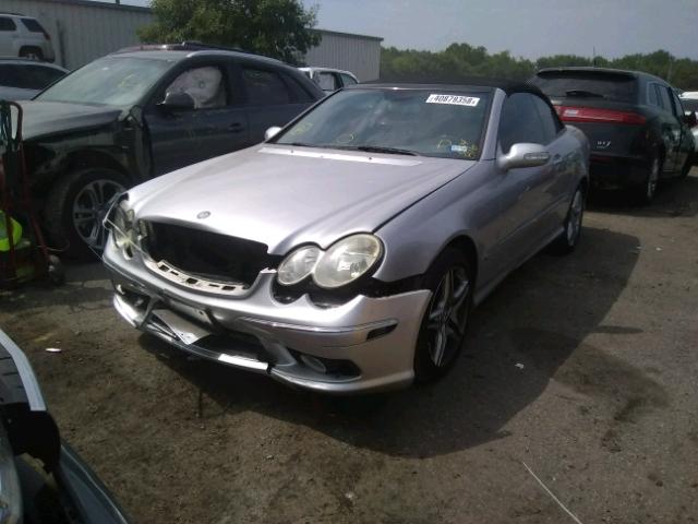 WDBTK75G94T004816 - 2004 MERCEDES-BENZ CLK 500 SILVER photo 2