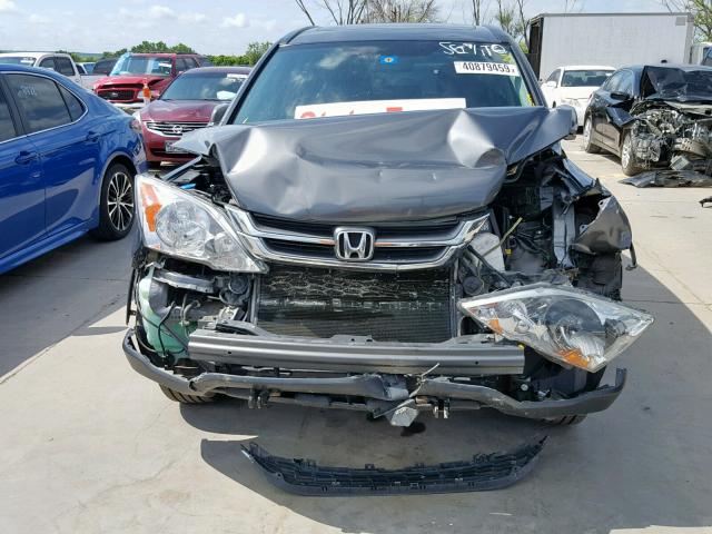 5J6RE3H76AL047006 - 2010 HONDA CR-V EXL GRAY photo 7