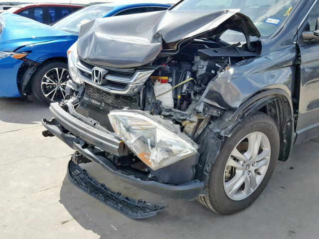 5J6RE3H76AL047006 - 2010 HONDA CR-V EXL GRAY photo 9