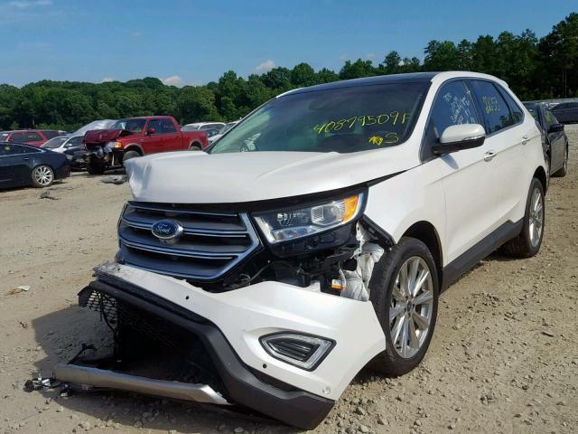 2FMPK3K84HBB66699 - 2017 FORD EDGE TITAN WHITE photo 2