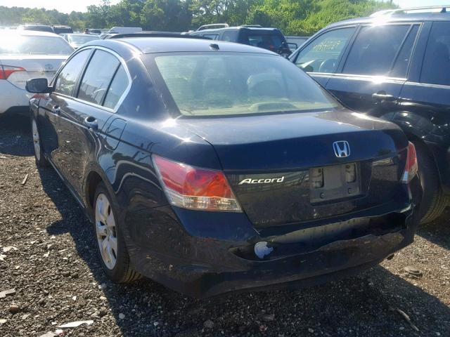 1HGCP26808A065312 - 2008 HONDA ACCORD EXL BLACK photo 3