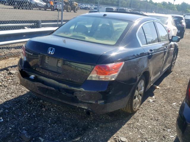 1HGCP26808A065312 - 2008 HONDA ACCORD EXL BLACK photo 4