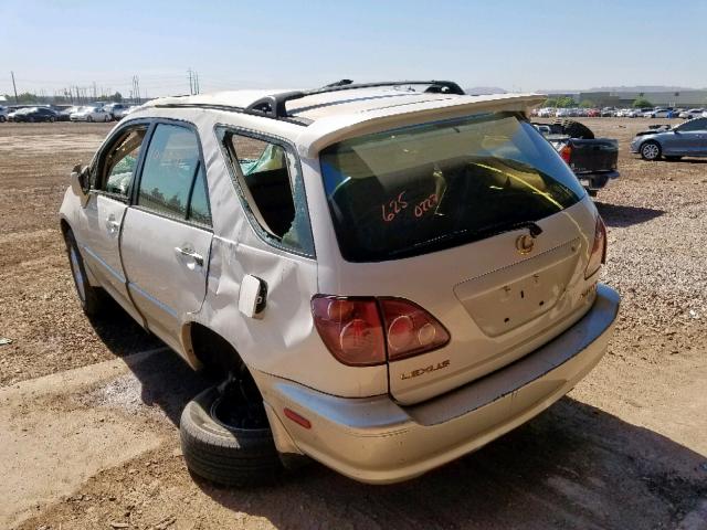 JT6HF10U4Y0140159 - 2000 LEXUS RX 300 WHITE photo 3