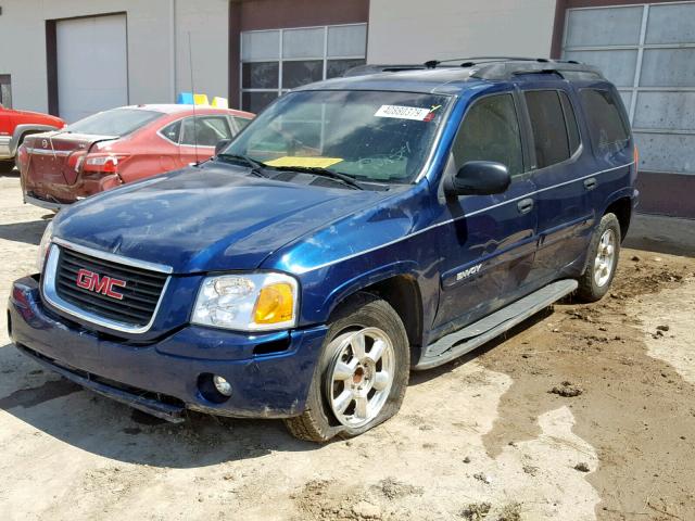 1GKES16S636242912 - 2003 GMC ENVOY XL BLUE photo 2