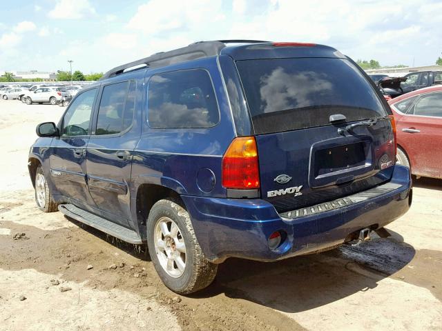 1GKES16S636242912 - 2003 GMC ENVOY XL BLUE photo 3