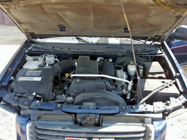 1GKES16S636242912 - 2003 GMC ENVOY XL BLUE photo 7