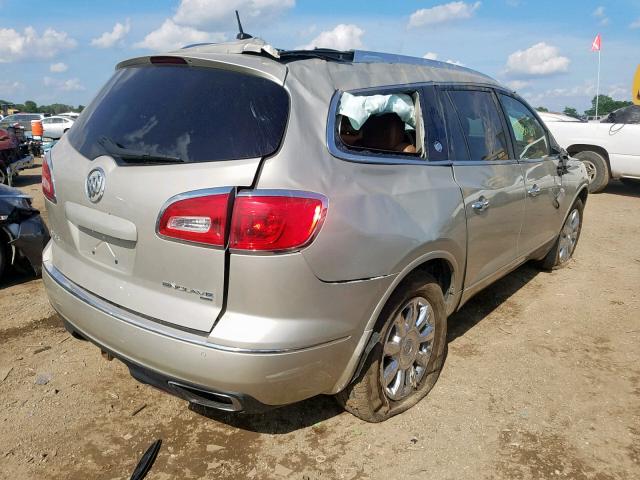 5GAKVCKD9DJ218211 - 2013 BUICK ENCLAVE TAN photo 4