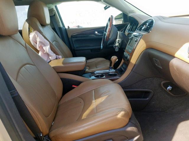 5GAKVCKD9DJ218211 - 2013 BUICK ENCLAVE TAN photo 5