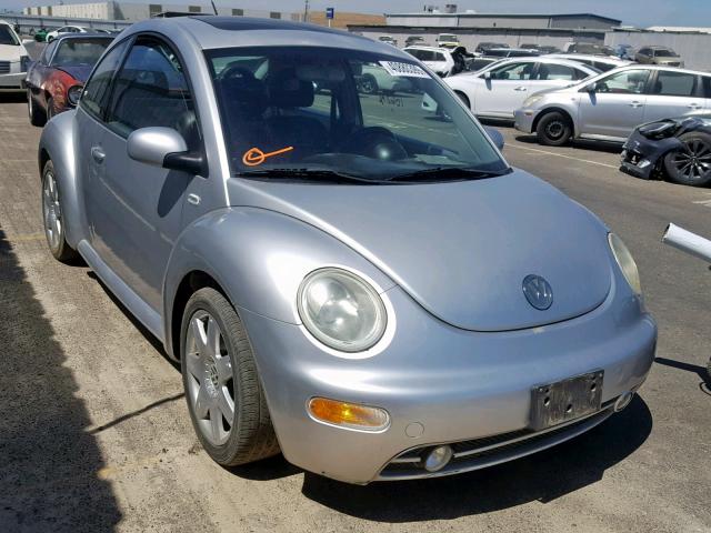 3VWDD21C01M452696 - 2001 VOLKSWAGEN NEW BEETLE SILVER photo 1