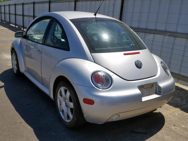3VWDD21C01M452696 - 2001 VOLKSWAGEN NEW BEETLE SILVER photo 3