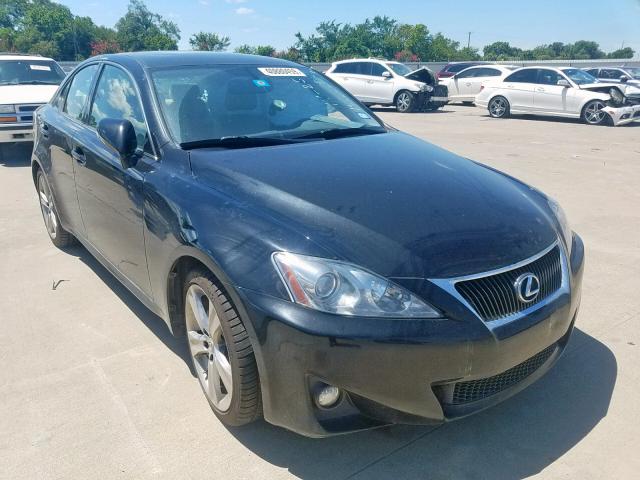 JTHBF5C22C5164714 - 2012 LEXUS IS 250 BLACK photo 1