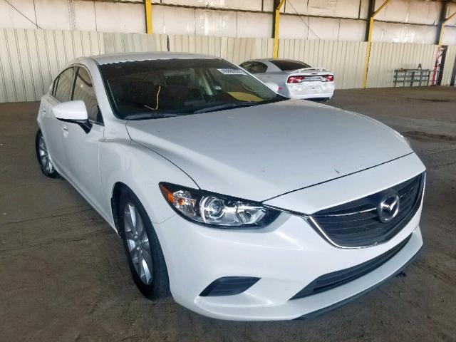 JM1GJ1U53G1481129 - 2016 MAZDA 6 SPORT WHITE photo 1