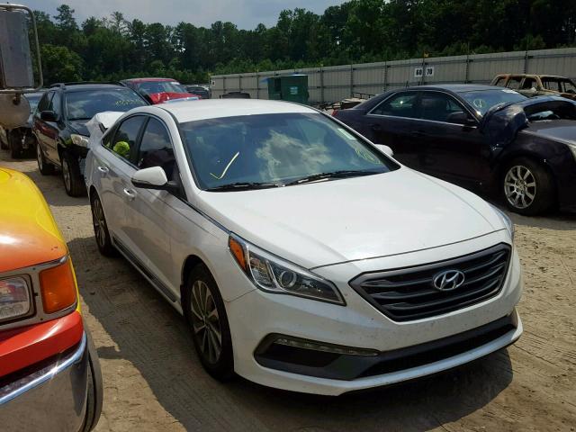 5NPE34AF5HH472328 - 2017 HYUNDAI SONATA SPO WHITE photo 1