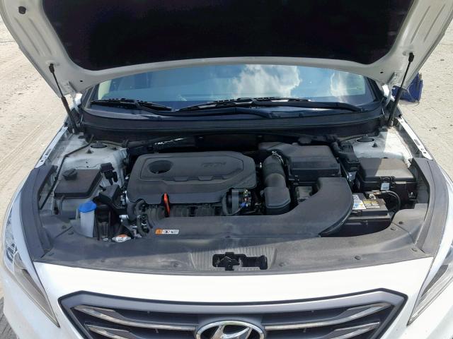 5NPE34AF5HH472328 - 2017 HYUNDAI SONATA SPO WHITE photo 7