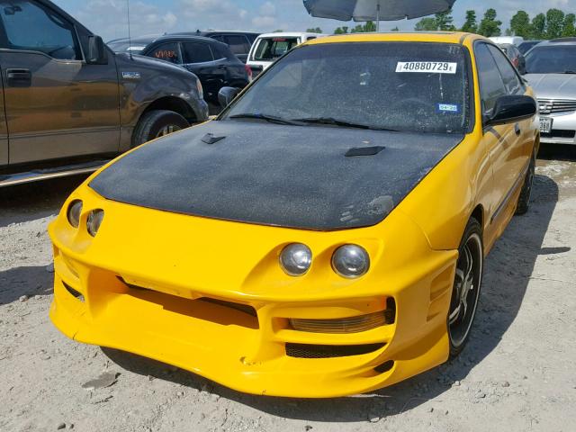 JH4DB7657VS002037 - 1997 ACURA INTEGRA LS YELLOW photo 2