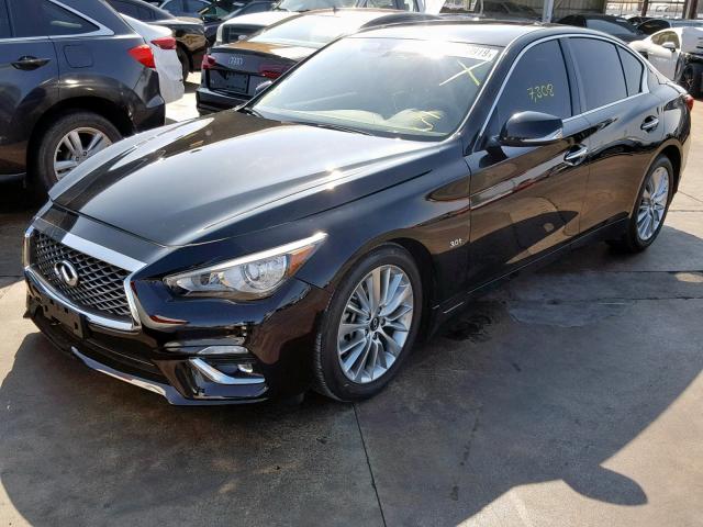 JN1EV7AP7KM514759 - 2019 INFINITI Q50 LUXE BLACK photo 2