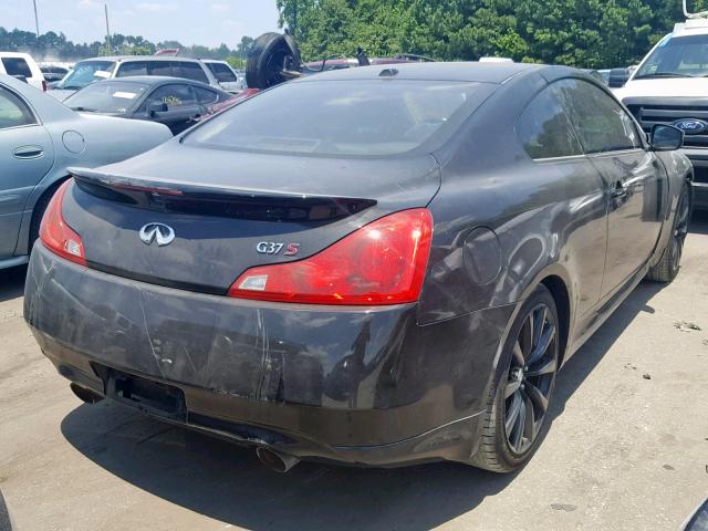 JNKCV64E18M117032 - 2008 INFINITI G37 BASE BLACK photo 4