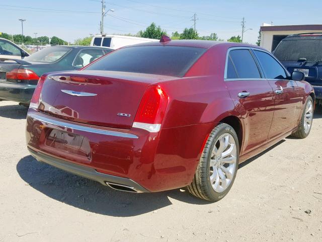 2C3CCAEG4JH295914 - 2018 CHRYSLER 300 LIMITE RED photo 4