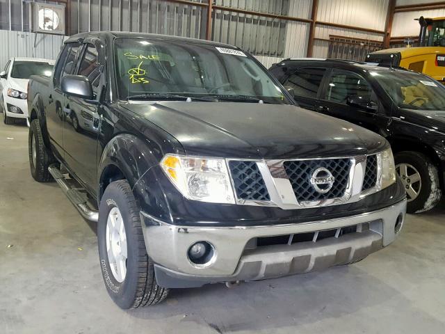 1N6AD07U65C403307 - 2005 NISSAN FRONTIER C BLACK photo 1