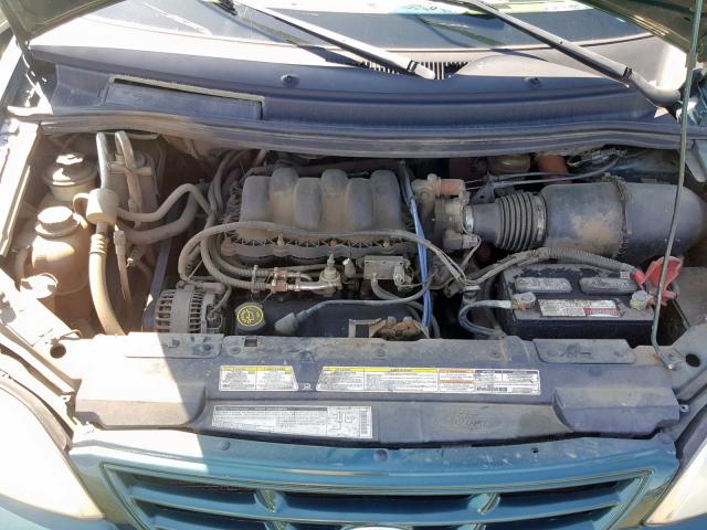 2FMZA5149YBC84575 - 2000 FORD WINDSTAR GREEN photo 7