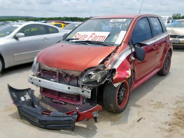 JTKKT624265002372 - 2006 TOYOTA SCION XA PINK photo 2