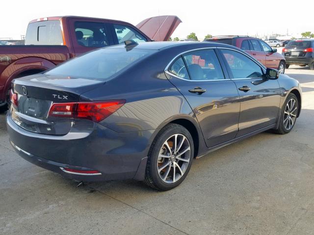 19UUB2F34FA009149 - 2015 ACURA TLX GRAY photo 4