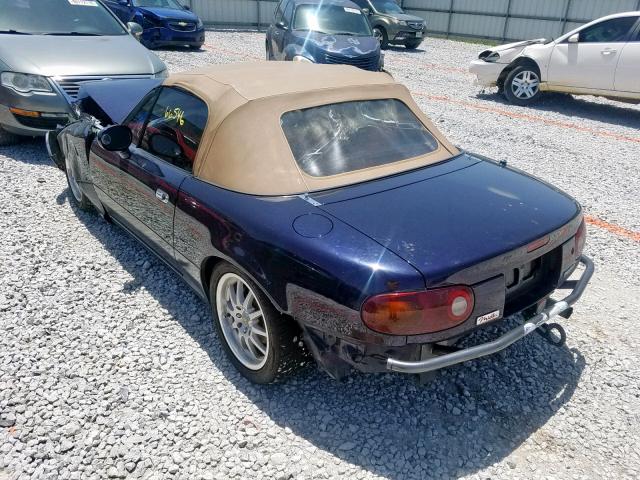 JM1NA3538T0711439 - 1996 MAZDA MX-5 MIATA BLUE photo 3