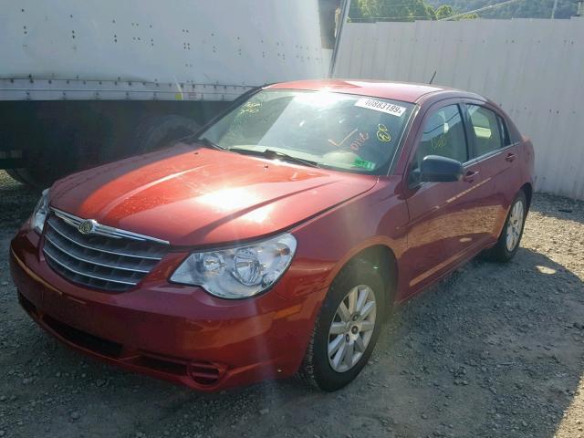 1C3CC4FB1AN125960 - 2010 CHRYSLER SEBRING TO BURGUNDY photo 2