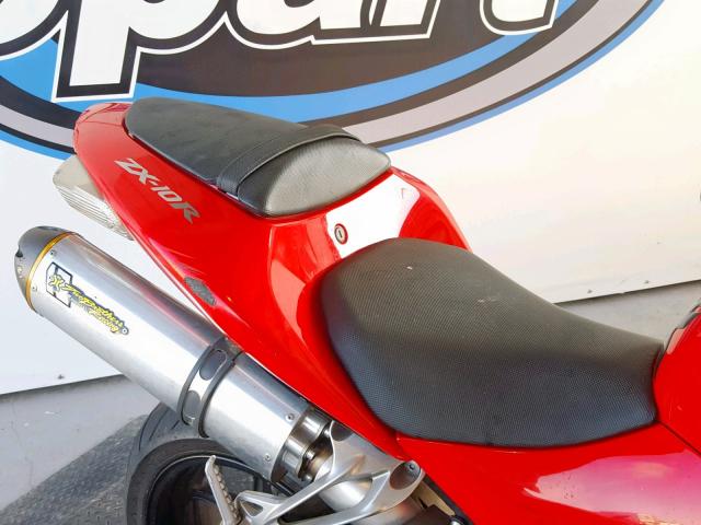 JKAZXCD107A026197 - 2007 KAWASAKI ZX1000 D RED photo 6