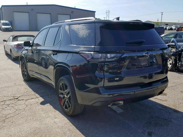 1GNERKKW1JJ261908 - 2018 CHEVROLET TRAVERSE P BLACK photo 3