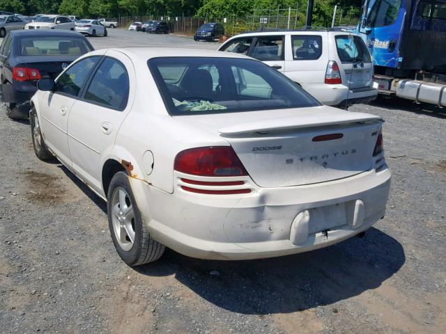 1B3EL46XX5N632069 - 2005 DODGE STRATUS SX WHITE photo 3