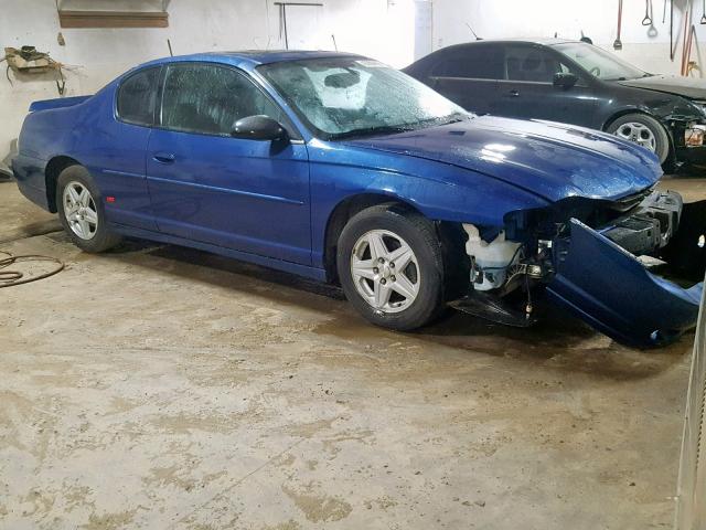 2G1WX12K149247347 - 2004 CHEVROLET MONTE CARL BLUE photo 1