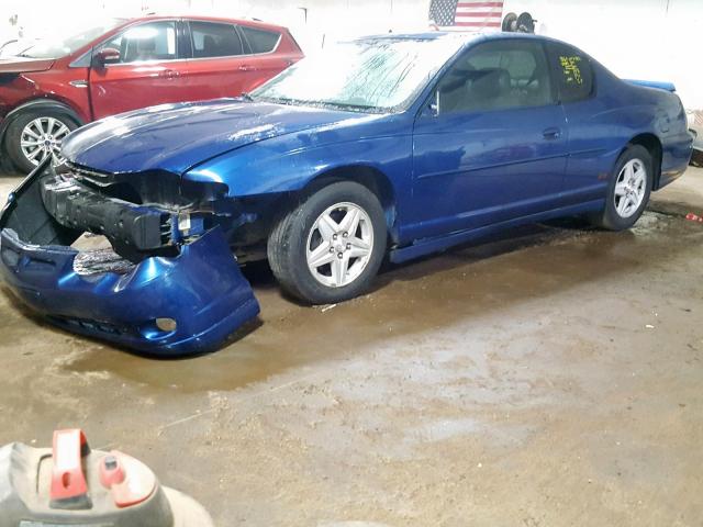 2G1WX12K149247347 - 2004 CHEVROLET MONTE CARL BLUE photo 2