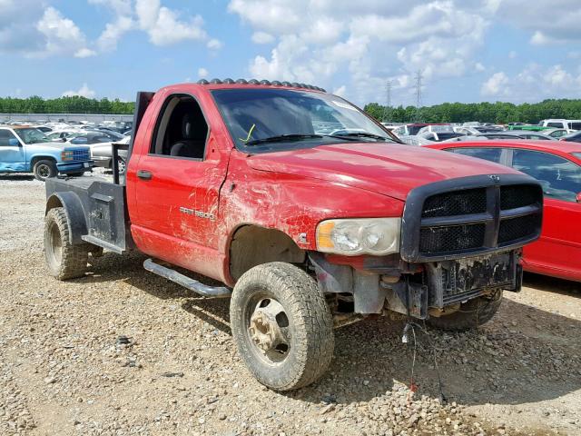 3D7MS46C35G767774 - 2005 DODGE RAM 3500 S RED photo 1