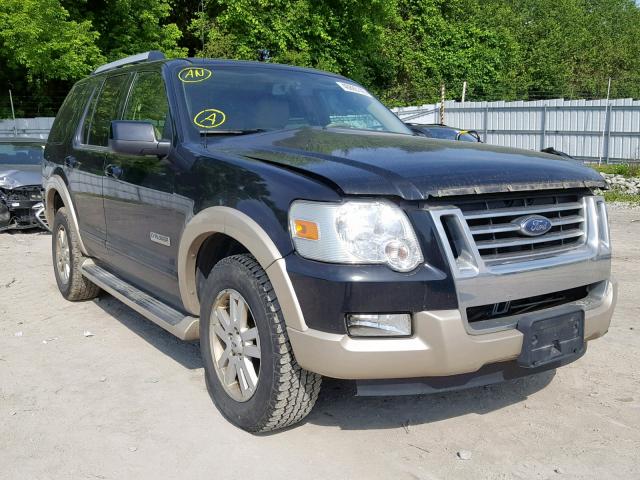 1FMEU74886UA21355 - 2006 FORD EXPLORER E BLACK photo 1