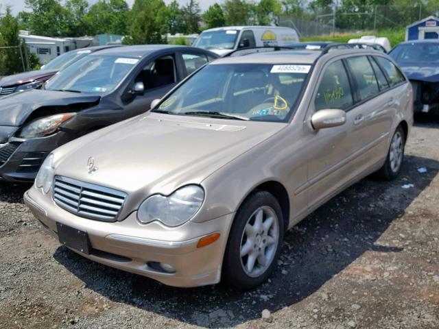 WDBRH81J63F327878 - 2003 MERCEDES-BENZ C 240 SPOR BEIGE photo 2