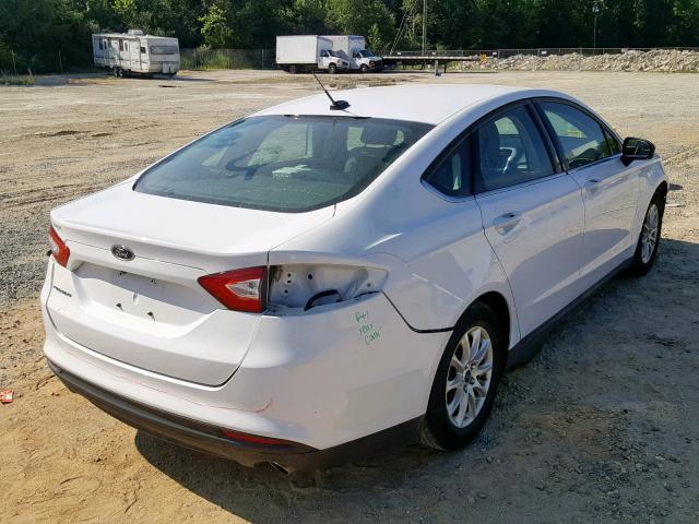 3FA6P0G70GR351645 - 2016 FORD FUSION S WHITE photo 4