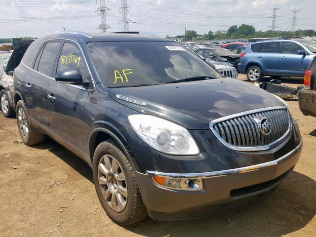 5GAKVDED2CJ189022 - 2012 BUICK ENCLAVE BLACK photo 1