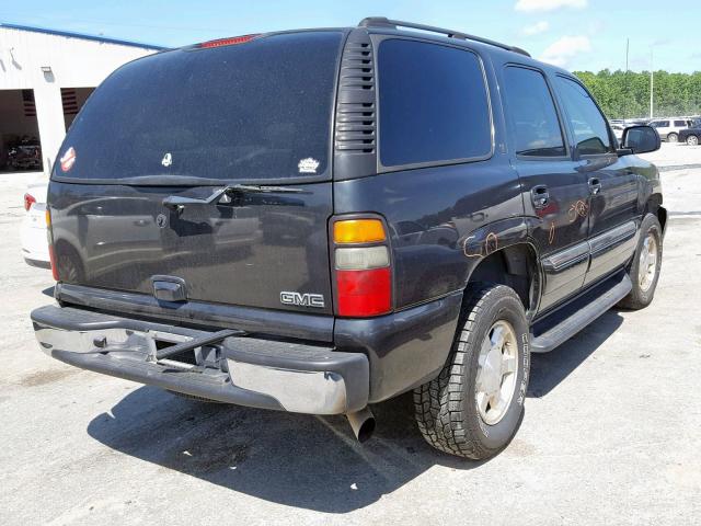 1GKEC13Z14R235610 - 2004 GMC YUKON BLACK photo 4