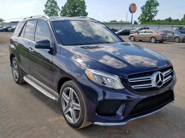 4JGDA5HB5GA728673 - 2016 MERCEDES-BENZ GLE 350 4M BLUE photo 1