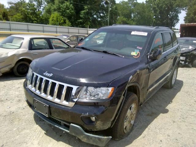 1C4RJFAG4CC274968 - 2012 JEEP GRAND CHER BLACK photo 2