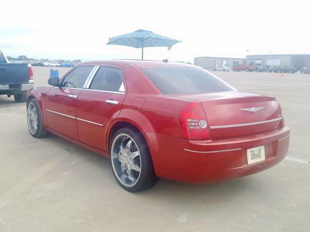 2C3KA43R68H243783 - 2008 CHRYSLER 300 LX RED photo 3