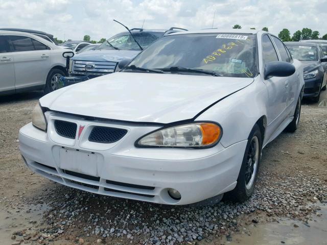 1G2NE52FX4M518142 - 2004 PONTIAC GRAND AM S WHITE photo 2