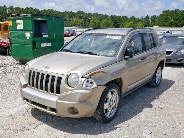 1J4FT57B79D201383 - 2009 JEEP COMPASS LI ოქროსფერი ფოტო 2