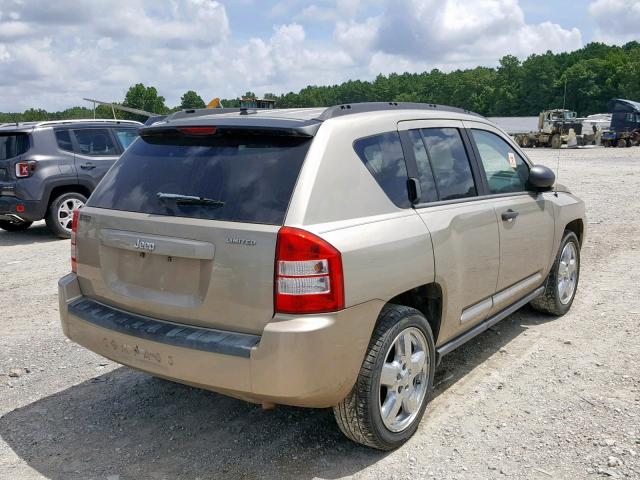 1J4FT57B79D201383 - 2009 JEEP COMPASS LI ოქროსფერი ფოტო 4